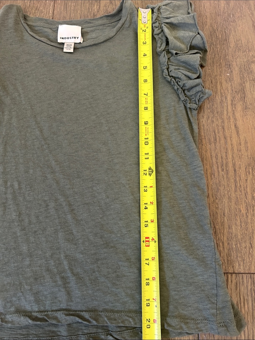 Double Flutter Sleeve Top - Picture 9 of 10